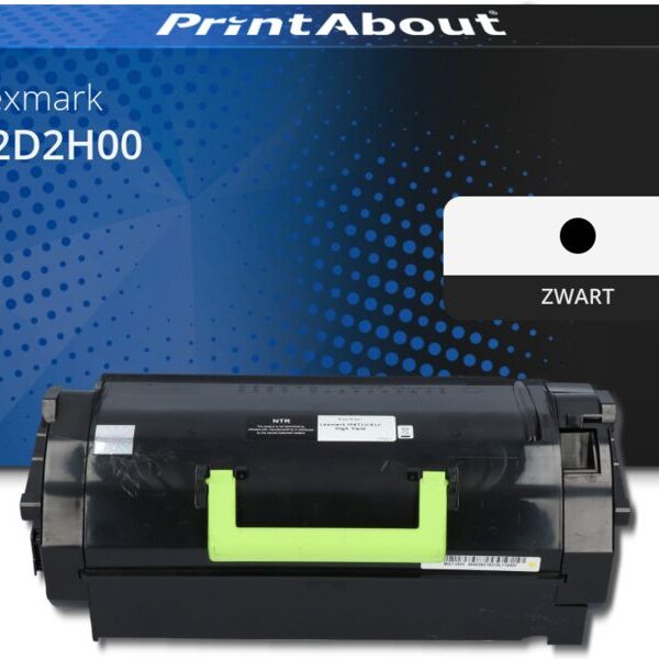Huismerk Lexmark 62D2H00 (622H) Toner Zwart Hoge capaciteit