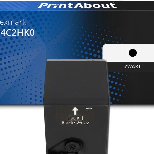 Huismerk Lexmark 74C2HK0 Toner Zwart