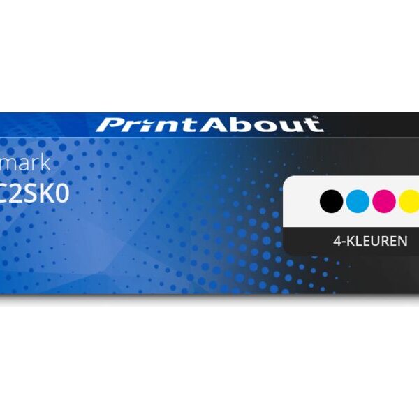 Huismerk Lexmark 80C2SK0 (802SK) Toner 4-kleuren Multipack