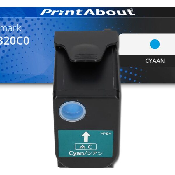 Huismerk Lexmark C2320C0 Toner Cyaan