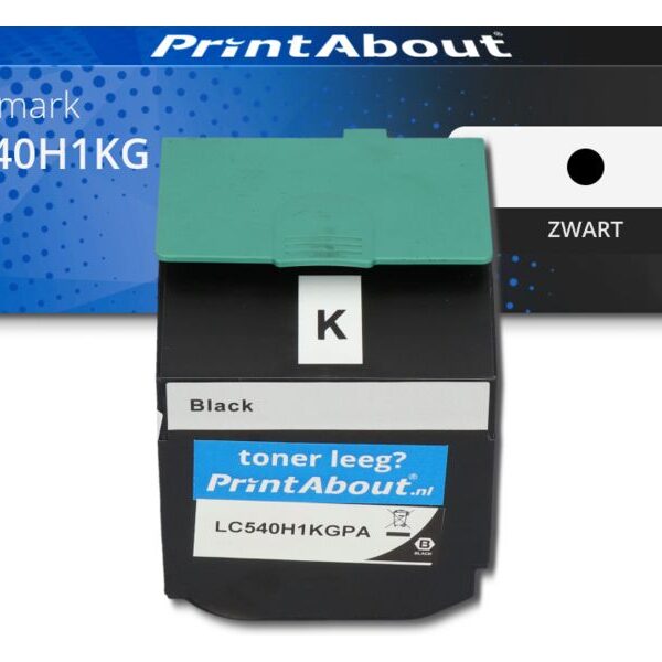 Huismerk Lexmark C540H1KG Toner Zwart Hoge capaciteit