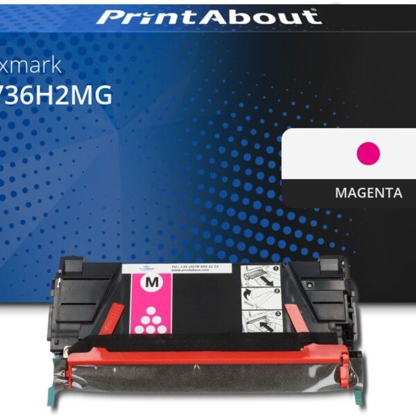 Huismerk Lexmark C736H2MG Toner Magenta Hoge capaciteit
