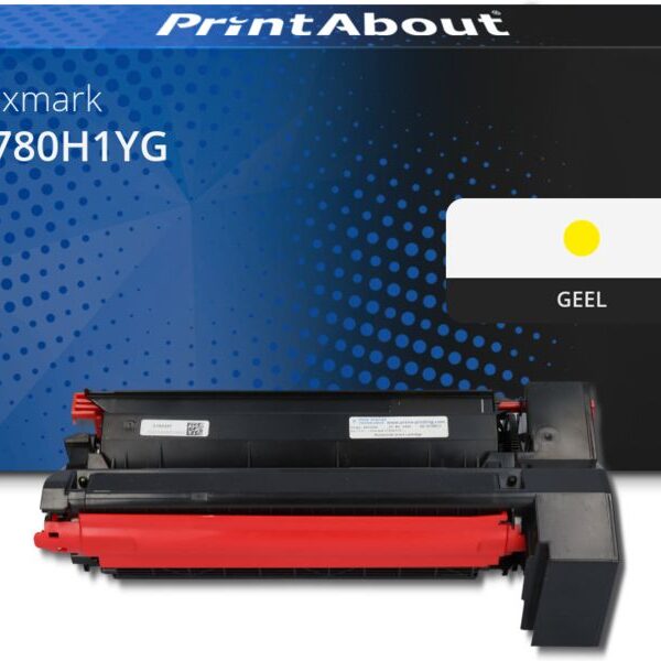 Huismerk Lexmark C780H1YG Toner Geel Hoge capaciteit