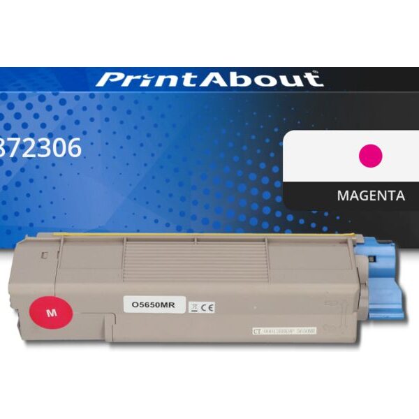 Huismerk OKI 43872306 Toner Magenta