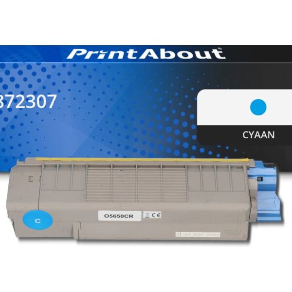 Huismerk OKI 43872307 Toner Cyaan