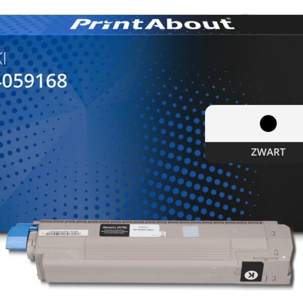 Huismerk OKI 44059168 Toner Zwart