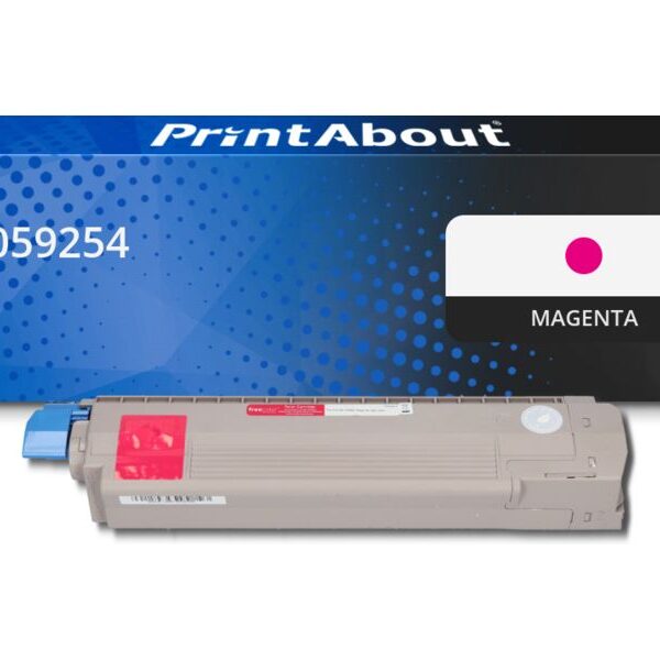 Huismerk OKI 44059254 Toner Magenta