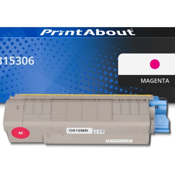Huismerk OKI 44315306 Toner Magenta