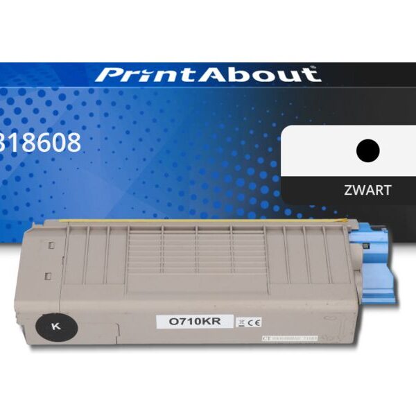 Huismerk OKI 44318608 Toner Zwart