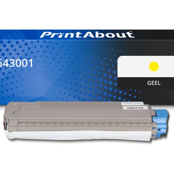 Huismerk OKI 44643001 Toner Geel