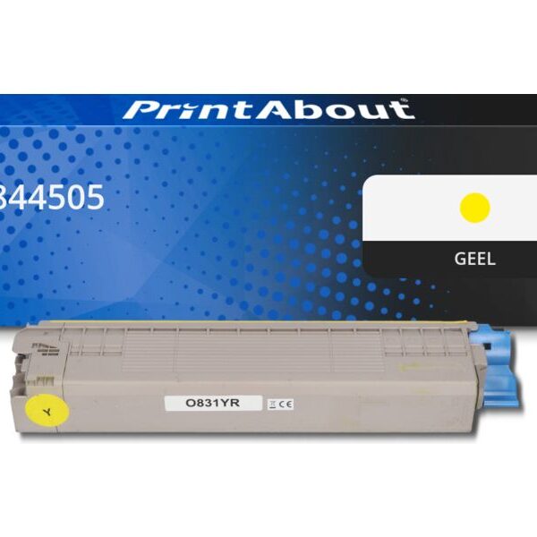 Huismerk OKI 44844505 Toner Geel