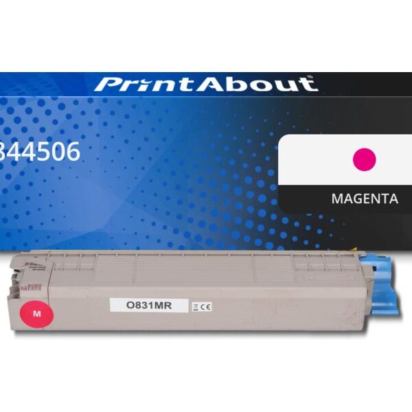 Huismerk OKI 44844506 Toner Magenta