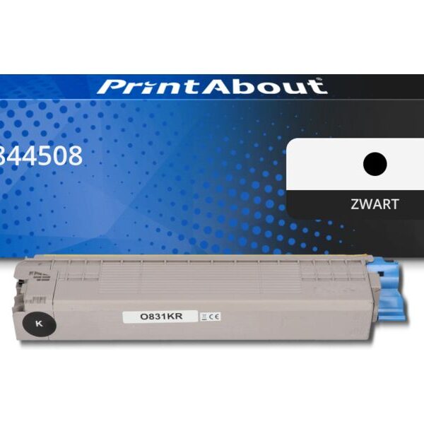 Huismerk OKI 44844508 Toner Zwart