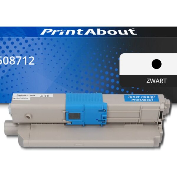 Huismerk OKI 46508712 Toner Zwart