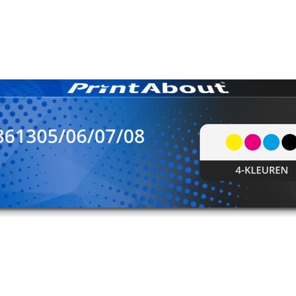 Huismerk OKI 46861305/06/07/08 Toner 4-kleuren Multipack