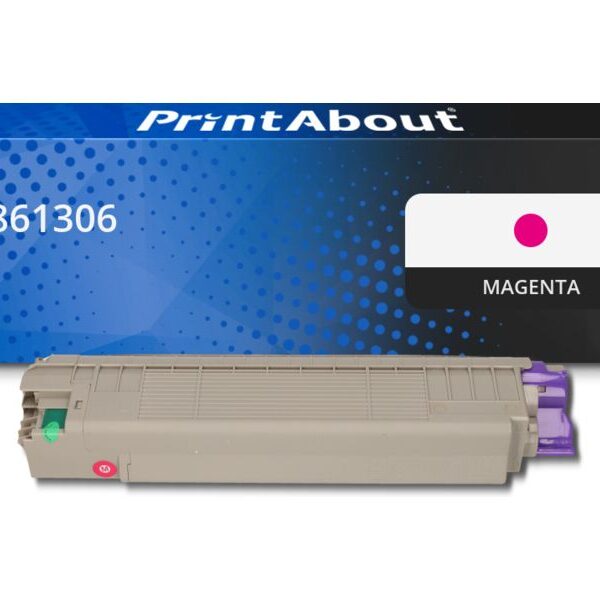 Huismerk OKI 46861306 Toner Magenta