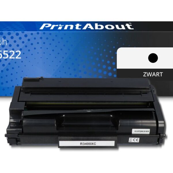 Huismerk Ricoh 406522 Toner Zwart