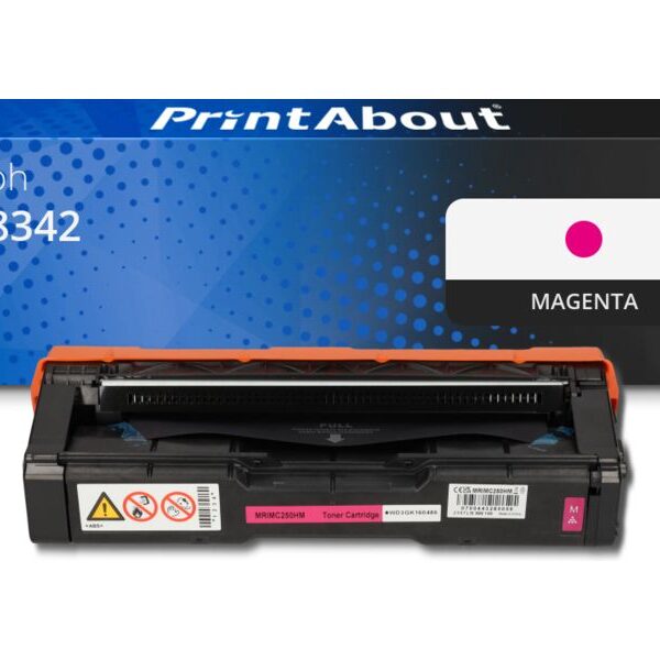 Huismerk Ricoh 408342 (C250 H) Toner Magenta