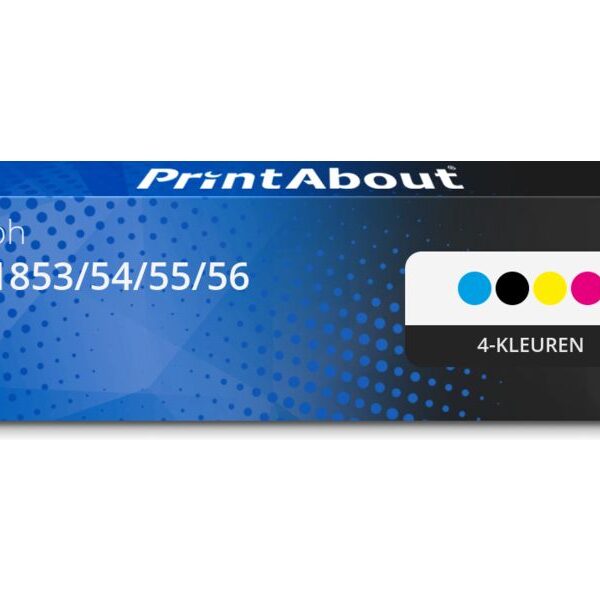 Huismerk Ricoh 841853/54/55/56 (MP C6003) Toner 4-kleuren Multipack