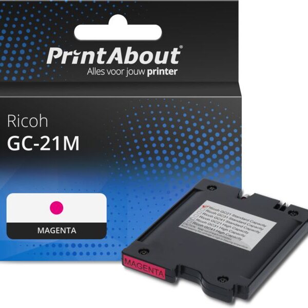 Huismerk Ricoh GC-21M (405534) Inktcartridge Magenta