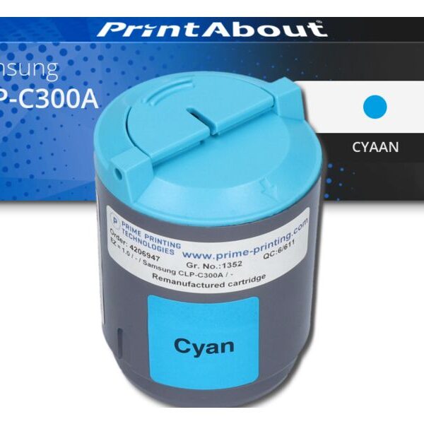 Huismerk Samsung CLP-C300A Toner Cyaan