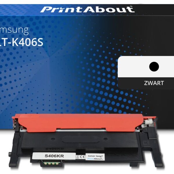 Huismerk Samsung CLT-K406S (SU118A) Toner Zwart