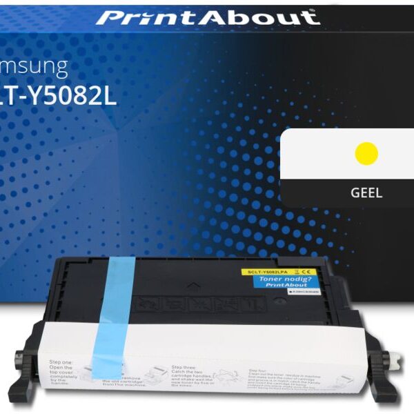 Huismerk Samsung CLT-Y5082L (SU532A) Toner Geel Hoge capaciteit