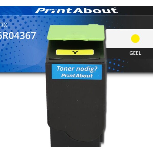 Huismerk Xerox 006R04367 Toner Geel Hoge capaciteit