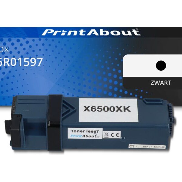 Huismerk Xerox 106R01597 Toner Zwart
