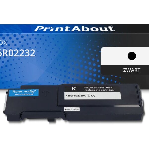 Huismerk Xerox 106R02232 Toner Zwart