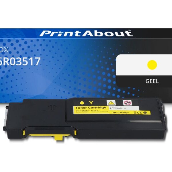 Huismerk Xerox 106R03517 Toner Geel