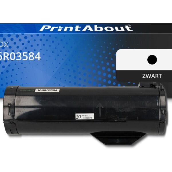 Huismerk Xerox 106R03584 Toner Zwart Extra hoge capaciteit