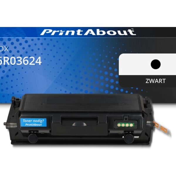 Huismerk Xerox 106R03624 Toner Zwart Extra hoge capaciteit