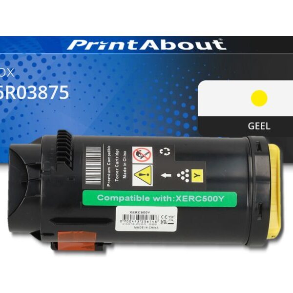 Huismerk Xerox 106R03875 Toner Geel Extra hoge capaciteit