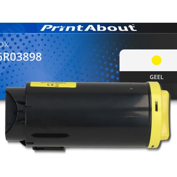 Huismerk Xerox 106R03898 Toner Geel Extra hoge capaciteit