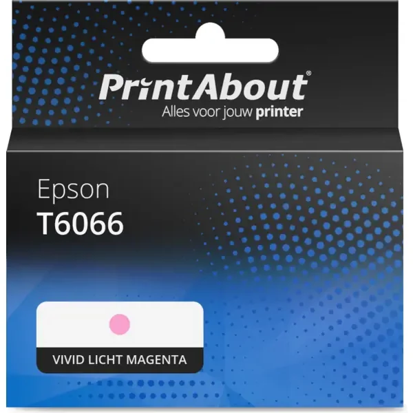 Huismerk Epson T6066 Inktcartridge Vivid licht magenta Hoge capaciteit