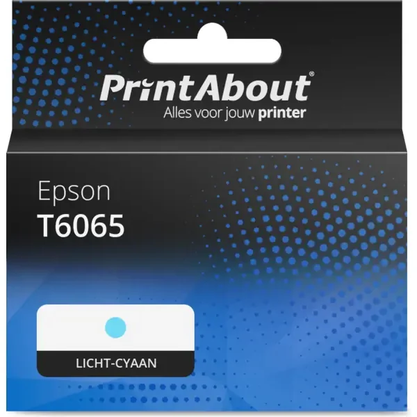 Huismerk Epson T6065 Inktcartridge Licht-cyaan Hoge capaciteit