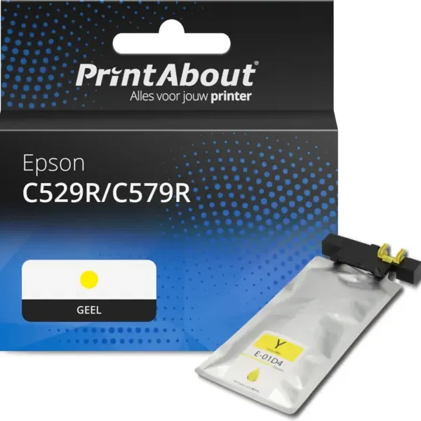 Huismerk Epson C529R/C579R (T01D400) Inktcartridge Geel Extra hoge capaciteit