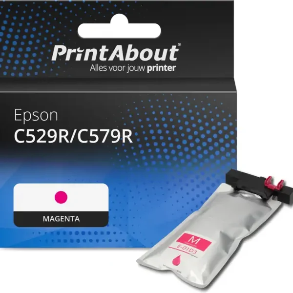 Huismerk Epson C529R/C579R (T01D300) Inktcartridge Magenta Extra hoge capaciteit