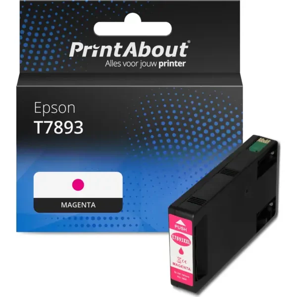 Huismerk Epson T7893 Inktcartridge Magenta