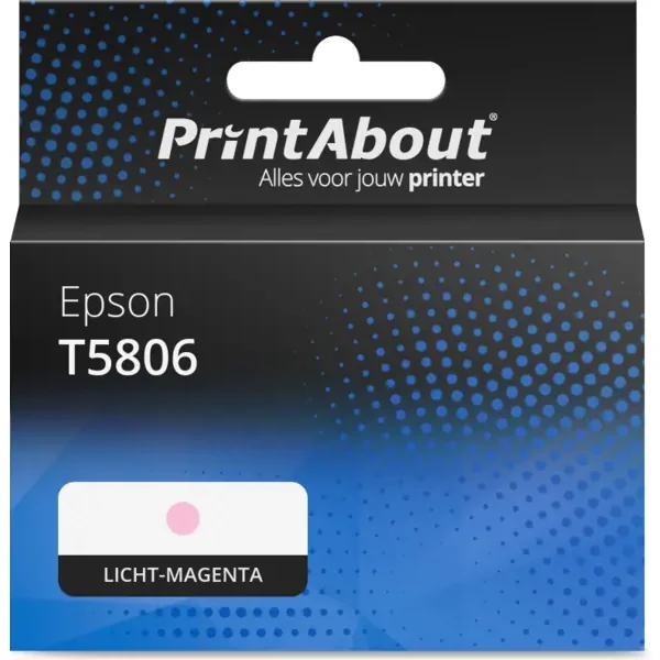Huismerk Epson T5806 Inktcartridge Licht-magenta